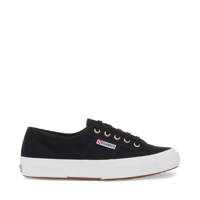 Superga 2750 Cotu Classic Sneakers - Black Pale Gold