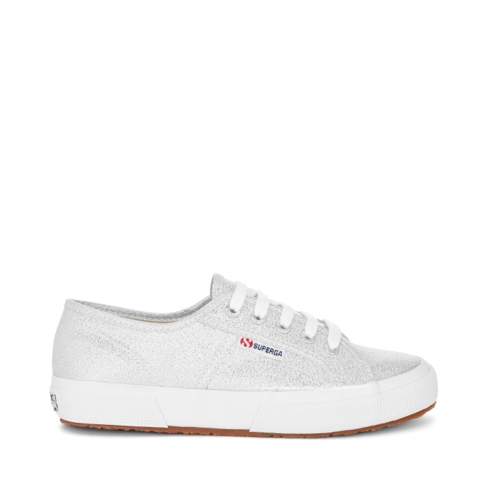 Superga 2750 Lamé Sneakers - Silver