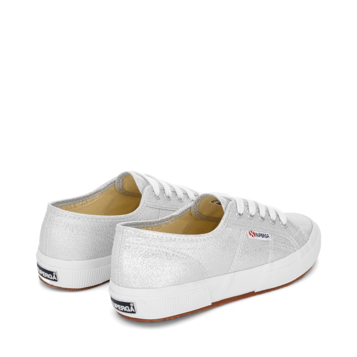 Superga 2750 Lamé Sneakers - Silver