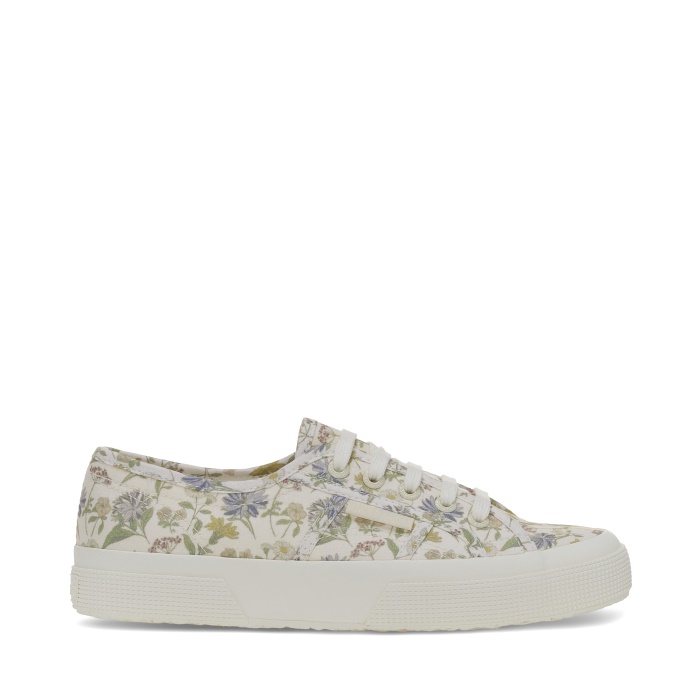 Superga 2750 Floral Print Sneakers - White