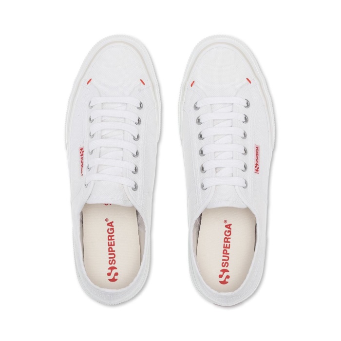 Superga 2490 Bold Sneakers - White Red