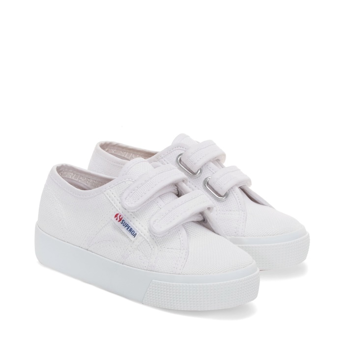 Superga 2730 Kids Straps Sneakers - White