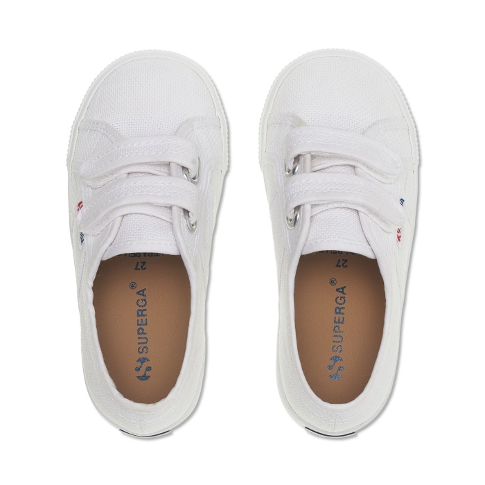 Superga 2730 Kids Straps Sneakers - White
