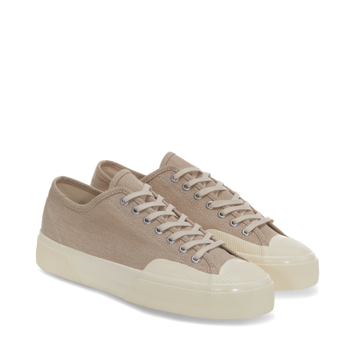 Superga 2432 Salt Pepper Lt Yellow-Off White