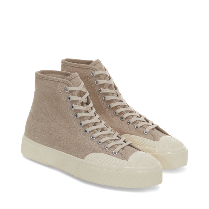 Superga 2433 Salt Pepper Lt Yellow-Off White