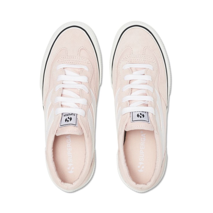 Superga 3041 Revolley Colorblock Platf Pink Ish-White