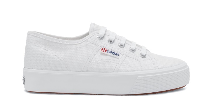 Superga 2730 Mid Platform White