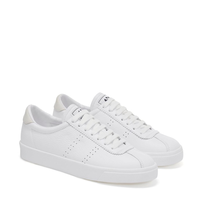 Superga 2843 Club S Comfort Leather Full White-White