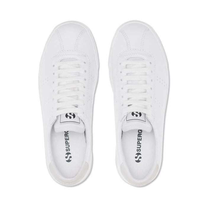 Superga 2843 Club S Comfort Leather Full White-White