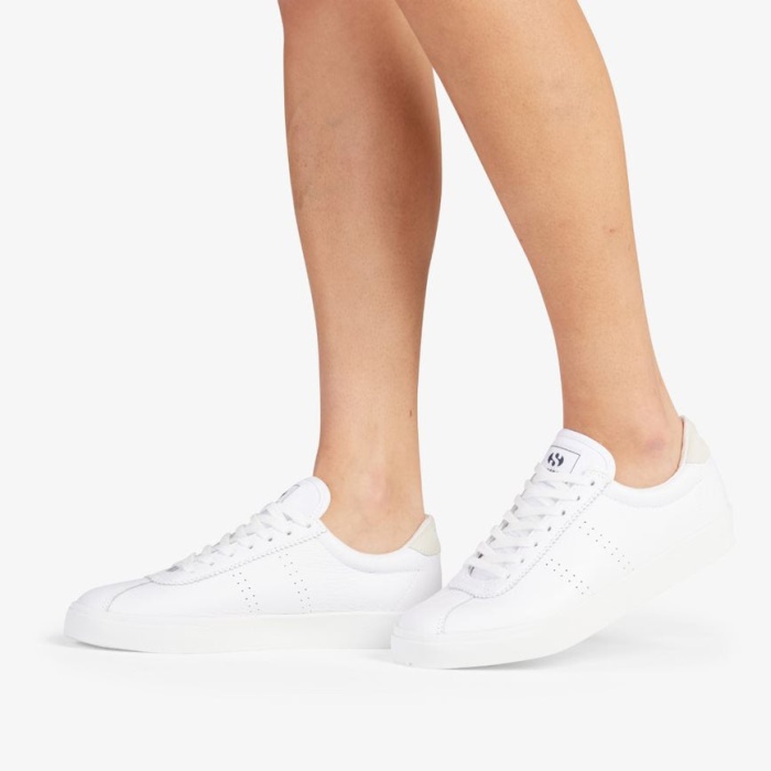 Superga 2843 Club S Comfort Leather Full White-White