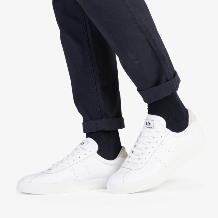 Superga 2843 Club S Comfort Leather Full White-White