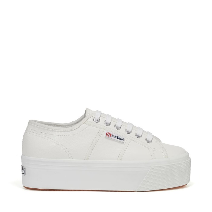 Superga 2790 Tumbled Leather White