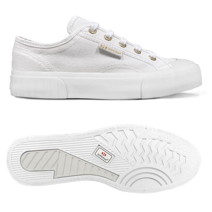 Superga 2630 Stripe White Beige