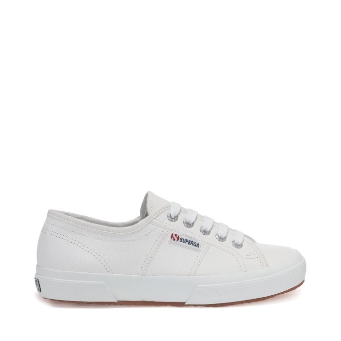 Superga 2750 Tumbled Leather White