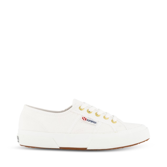 Superga 2750 Cotu Classic White-Gold-White-Yellow Gold