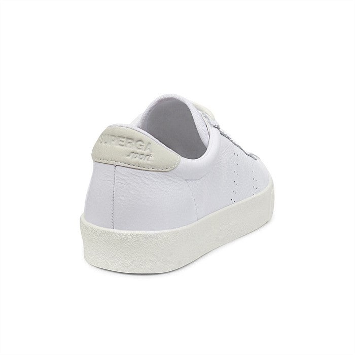 Superga 2843 Club S Comfort Leather White-White-Beige Gesso