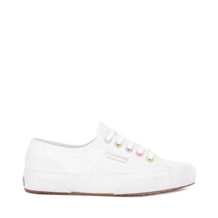 Superga 2750 Rainbow Details White-Candy Multicolor