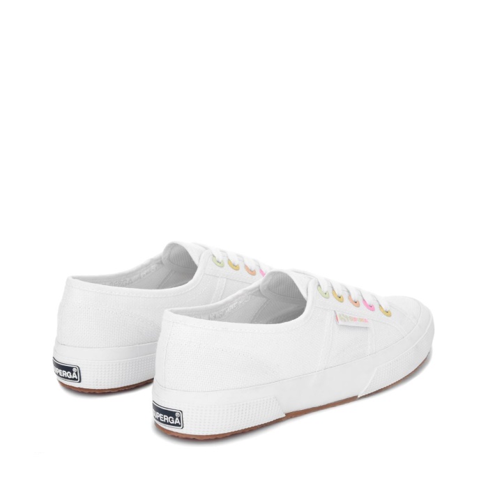 Superga 2750 Rainbow Details White-Candy Multicolor