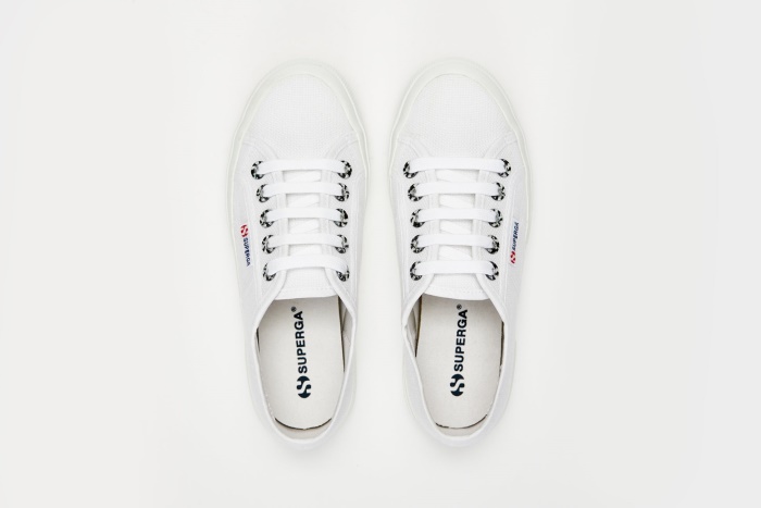 Superga 2750 Resin Eyelets White-Grey Tortoishell