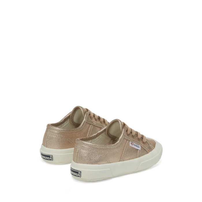 Superga 2750 Kids Metallic Canvas Pink Skin Matt