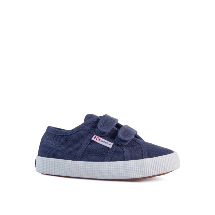 Superga 2750 Kids Straps Easylite Navy-White