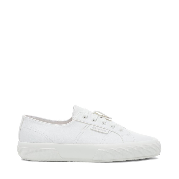 Superga 2750 Grape-Based Faux Leather White-White