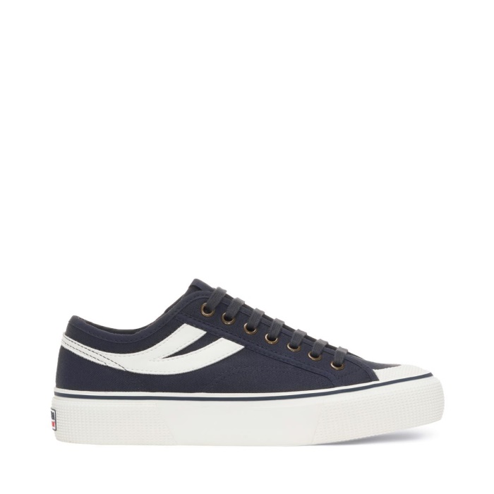 Superga 2750 Panatta 3.0 Blue Grey Dk-White