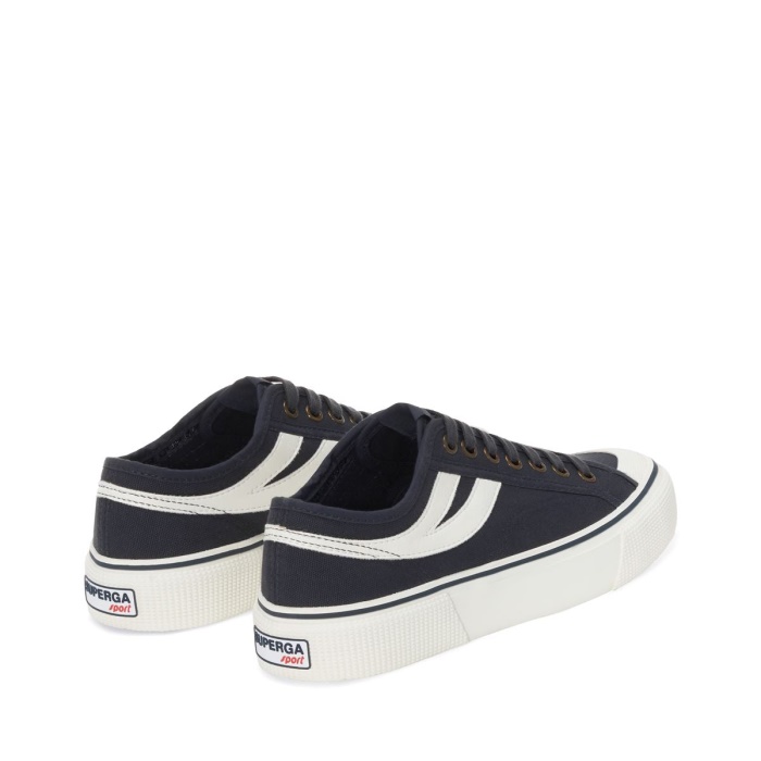 Superga 2750 Panatta 3.0 Blue Grey Dk-White