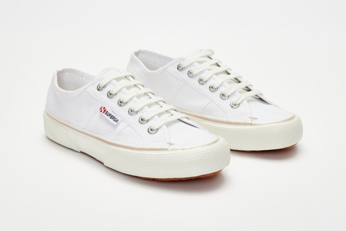 Superga 2490 Bold White-Pink Skin
