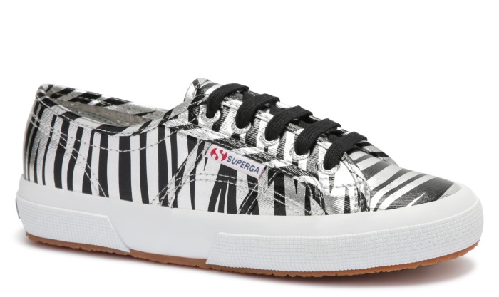 Superga 2750 - Fancotmetmatw Grey Silver Zebra