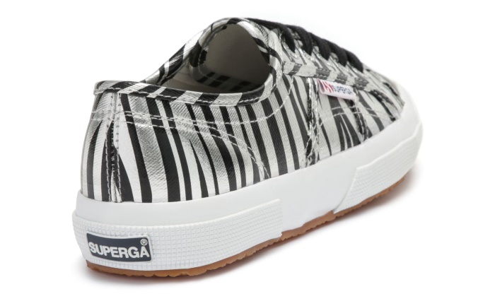 Superga 2750 - Fancotmetmatw Grey Silver Zebra