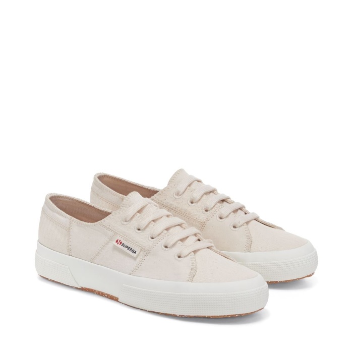 Superga 2750 Organic Patchwork Beige Raw