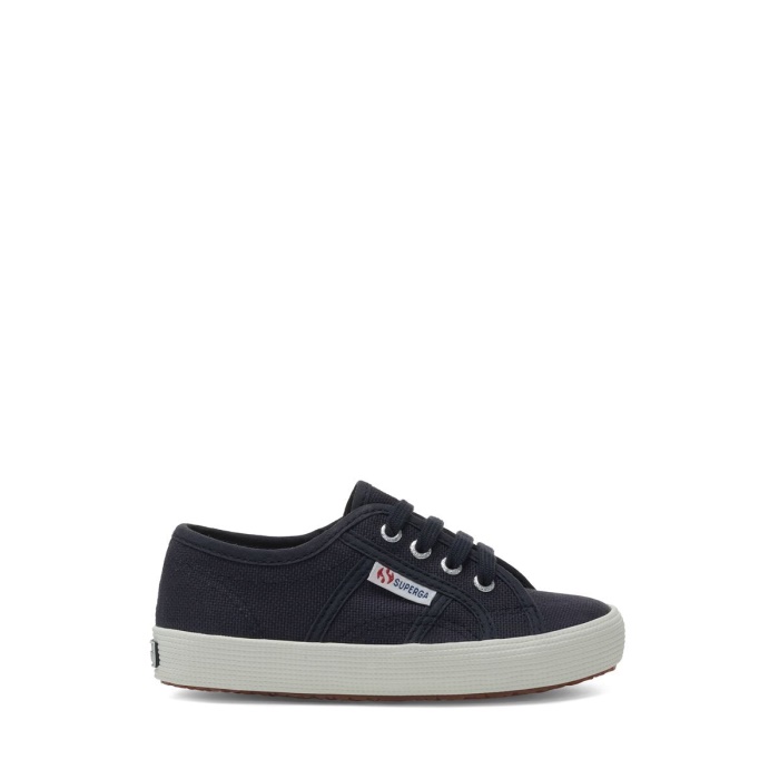 Superga 2750 Kids Easylite Blue Grey Dk