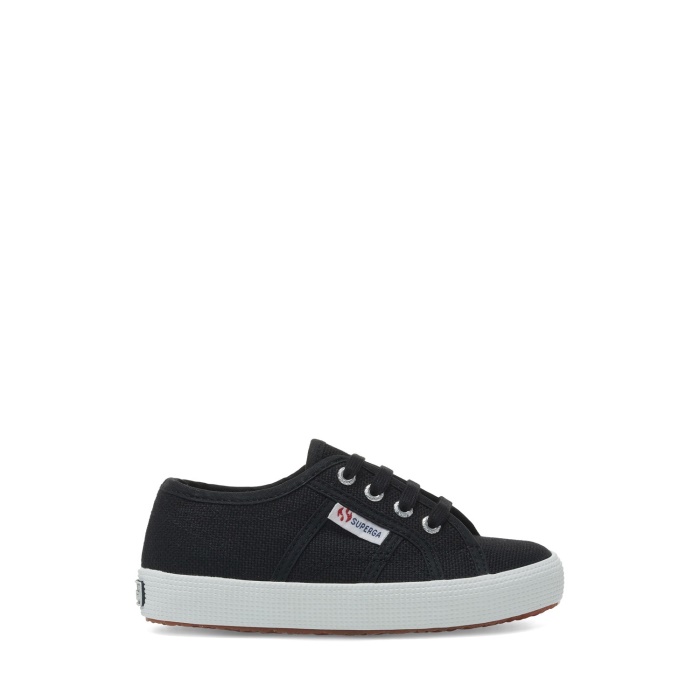 Superga 2750 Kids Easylite Black White