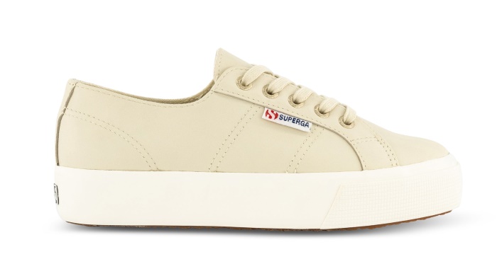 Superga 2730 Nappa Beige Lt Eggshell