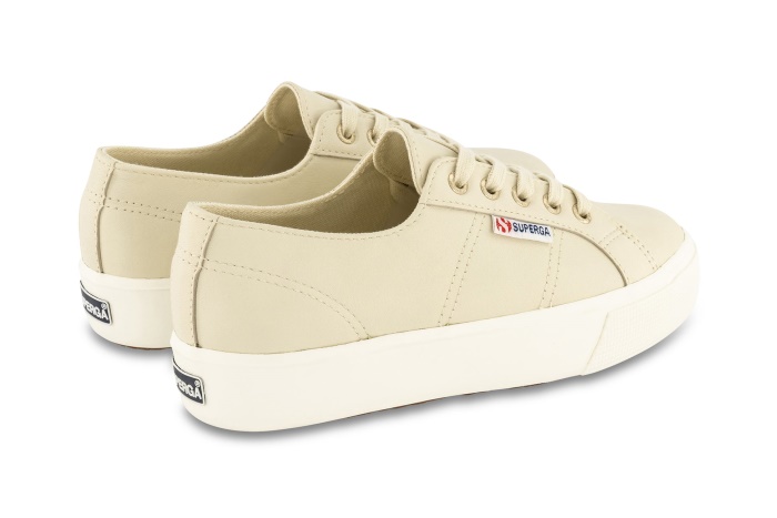 Superga 2730 Nappa Beige Lt Eggshell