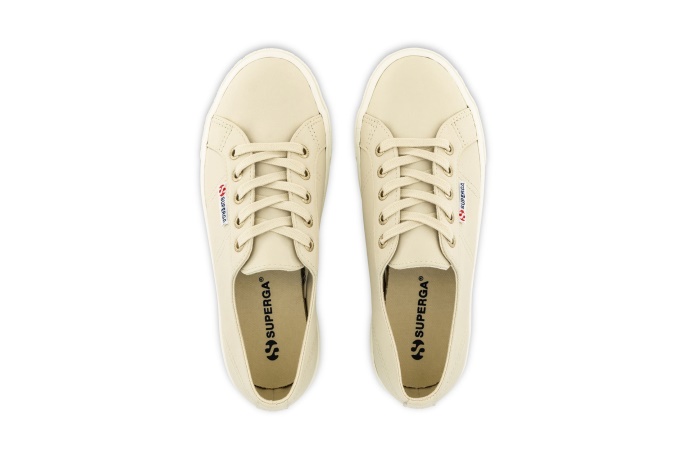 Superga 2730 Nappa Beige Lt Eggshell