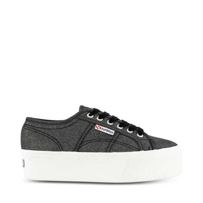 Superga 2790 Glitter Canvas Black