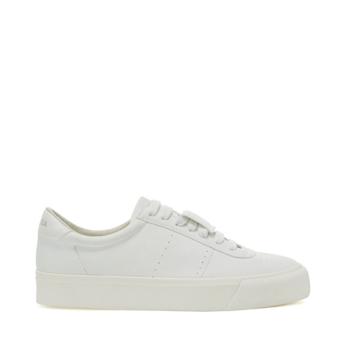 Superga 4834 Club S Up Grape-Based Fau White-White-Unico