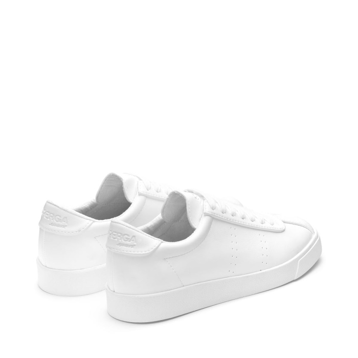 Superga 2843 Club S Corn-Based Leather White-Unico