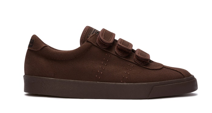 Superga 2843 Club S 3Straps Cotton Chocolate-Black