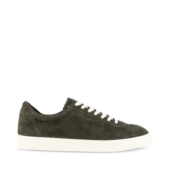 Superga 4834 Club S Up Hairy Suede Green Sherwood