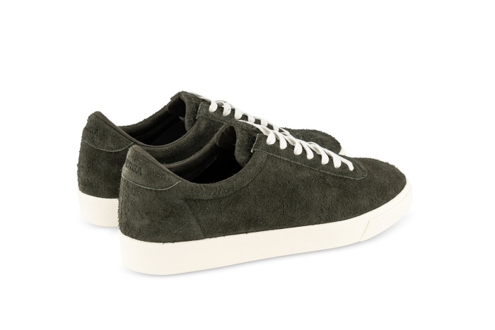 Superga 4834 Club S Up Hairy Suede Green Sherwood