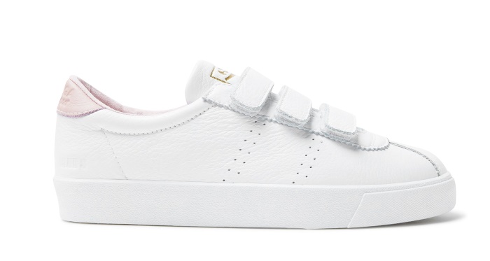 Superga 2870 Club S Straps White-Pink Smoke