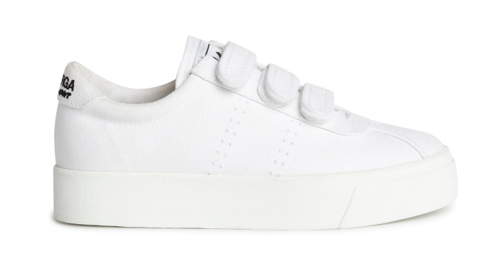 Superga 2954 Club 3 Straps White Black