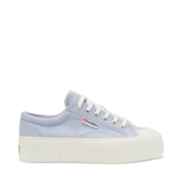 Superga 2631 Stripe Platform Violet Light Full