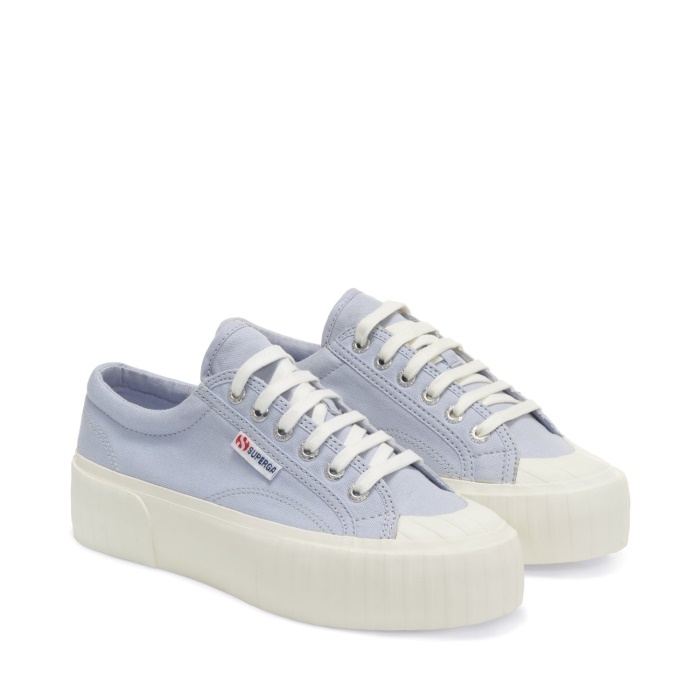 Superga 2631 Stripe Platform Violet Light Full