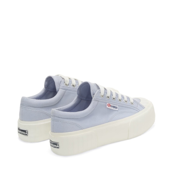 Superga 2631 Stripe Platform Violet Light Full