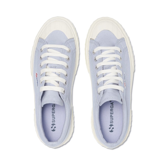 Superga 2631 Stripe Platform Violet Light Full