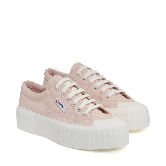 Superga 2631 Stripe Platform Pinkskin